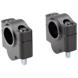 Voigt-MT Handlebar risers 30mm | KTM 950 LC 8 Super Moto / R / T 05-07 black anodized