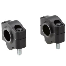 Voigt-MT Handlebar risers 20mm | Suzuki DR 125 S (SF42A) 90-95 black anodized