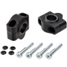 Voigt-MT Handlebar risers 20mm | Suzuki DR 125 S (SF42A) 90-95 black anodized