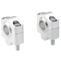 Voigt-MT Handlebar risers 25mm | Honda XL 600 RM (PD04) 87 silver anodized