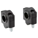 Voigt-MT Handlebar risers 25mm | Kawasaki KLE 600 (KL600A) 84-89 black anodized