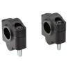 Voigt-MT Handlebar risers 25mm | Kawasaki KLE 600 (KL600A) 84-89 black anodized