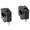 Voigt-MT Handlebar risers 25mm | Kawasaki KLR 650 (KL650C) 94-98 black anodized