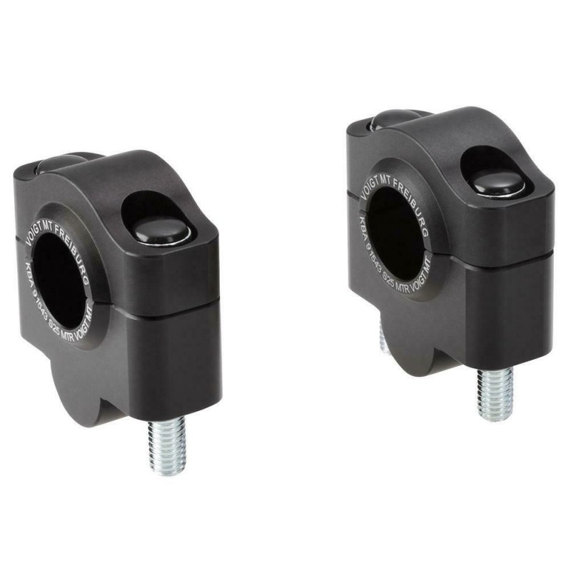 Voigt-MT Stuurverhogers 25mm | Kawasaki Zephyr 1100 (ZRT10A) 92-01 zwart