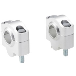 Voigt-MT Handlebar risers 25mm | Triumph Tiger 900 (T709) 98-99 silver anodized