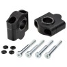 Voigt-MT Handlebar risers 30mm | Aprilia Pegaso 650 (MX) 95-97 black anodized