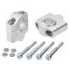 Voigt-MT Handlebar risers 30mm | BMW F 800 ST (E8ST) 06-12 silver anodized