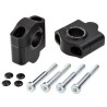 Voigt-MT Handlebar risers 30mm | Honda CB 450 S (PC17) 85-91 black anodized