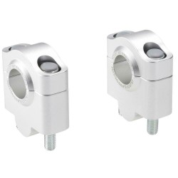 Voigt-MT Handlebar risers 30mm | Triumph Tiger 900 (T400) 93-97 silver anodized