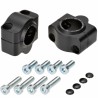 Voigt-MT Stuurverhogers conversie Fat-Bar (ø28.6mm) | Honda FX 650 Vigor (RD09) 99-03 zwart