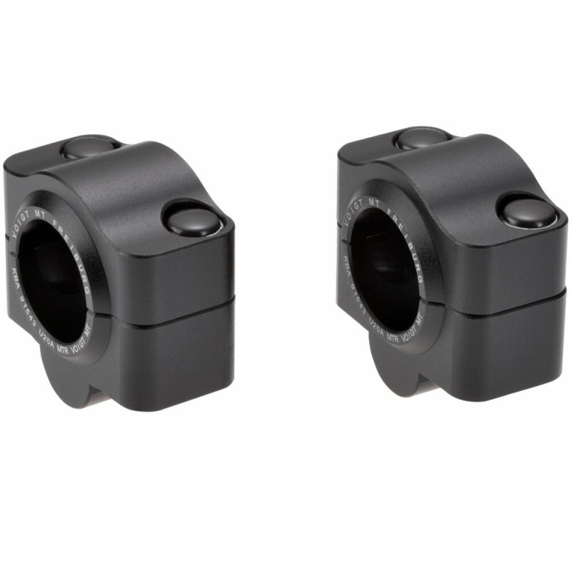 Voigt-MT Stuurverhogers conversie Fat-Bar (ø28.6mm) | Honda XR 250 (ME01) 79-80 zwart