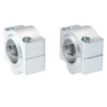 Voigt-MT Stuurverhogers conversie Fat-Bar (ø28.6mm) | Suzuki DR 600 S (SN41A) 86-91 zilver