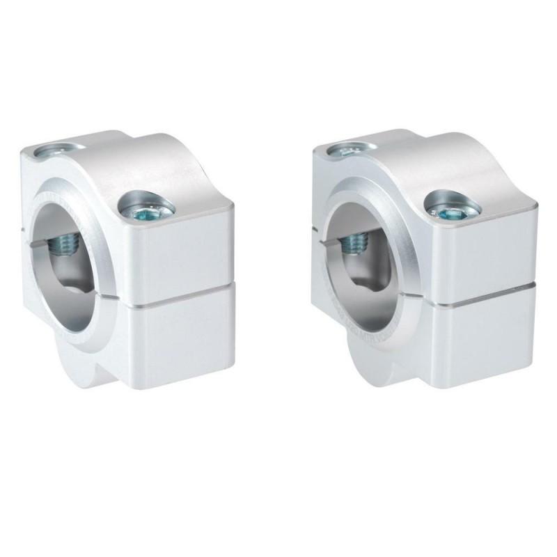 Voigt-MT Stuurverhogers conversie Fat-Bar (ø28.6mm) | Suzuki DR 600 SU (SN41B) 88-91 zilver