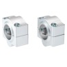 Voigt-MT Stuurverhogers conversie Fat-Bar (ø28.6mm) | Suzuki DR 600 SU (SN41B) 88-91 zilver