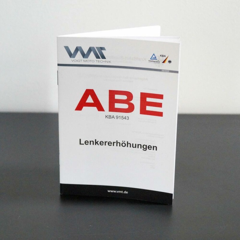 Voigt-MT Stuurverhogers conversie Fat-Bar (ø28.6mm) | Yamaha DT 125 RE (DE06) 00-04 zilver