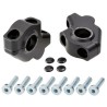 Voigt-MT Stuurverhogers 30mm (verspringing) 21mm | Aprilia Pegaso 650 Cube (ML) 96-99 zwart