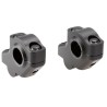 Voigt-MT Handlebar risers 30mm with offset 21mm | Honda XL 125 V Varadero (JC32) 01-09 black anodized
