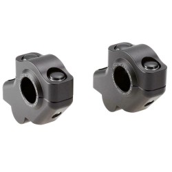 Voigt-MT Stuurverhogers 30mm (verspringing) 21mm | Suzuki DR 125 S (SF42A) 90-95 zwart