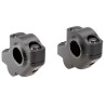 Voigt-MT Handlebar risers 30mm with offset 21mm | Suzuki DR 200 S (SH42A) 86-89 black anodized