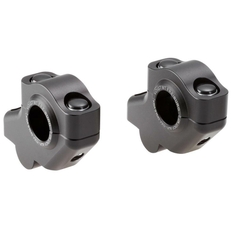 Voigt-MT Stuurverhogers 30mm (verspringing) 21mm | Suzuki DR 500 S (DR500) 81-82 zwart