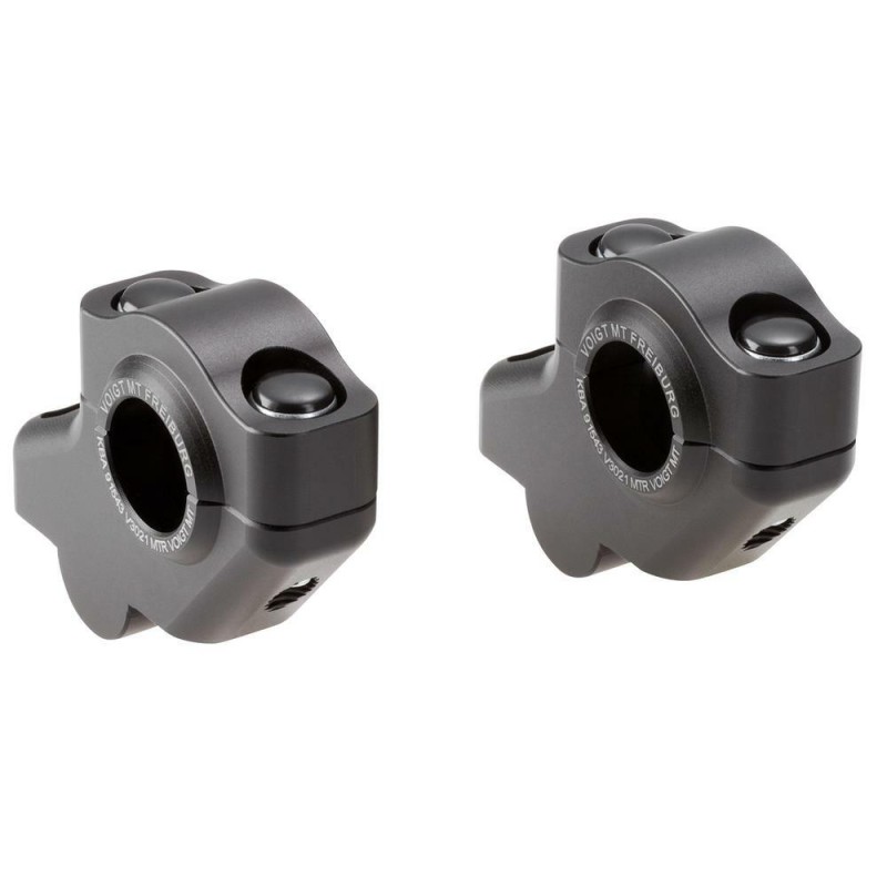 Voigt-MT Stuurverhogers 30mm (verspringing) 21mm | Suzuki SV 650 (AV) 98-02 zwart