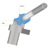 Voigt-MT Stuurverhogers 30mm (verspringing) 21mm | Suzuki SV 650 (AV) 98-02 zwart