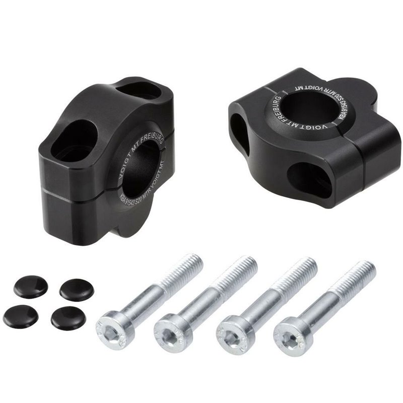 Voigt-MT Handlebar risers 20mm | Honda CB 1100 / EX / RS all years black anodized