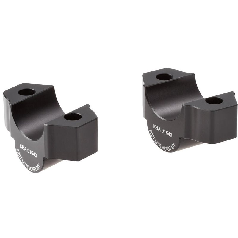 Voigt-MT Handlebar risers 20mm | Yamaha XJR 1300 (RP19) 15-16 black anodized