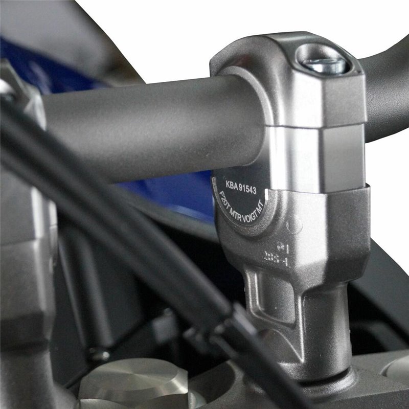 Voigt-MT Handlebar risers 20mm | Yamaha XJR 1300 (RP19) 15-16 silver anodized