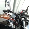 Voigt-MT Handlebar risers 30mm with offset 21mm | Honda NC 750 S & NC 750 X 2014-2020 silver anodized