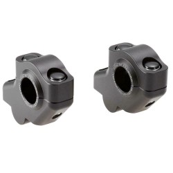 Voigt-MT Handlebar risers 30mm with offset 21mm | BMW R 100 T 76-84 black anodized