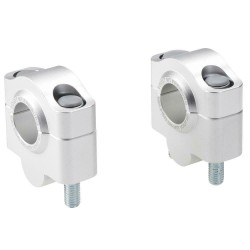 Voigt-MT Handlebar risers 25mm | Honda NC700S & NC700X 12-14 silver anodized