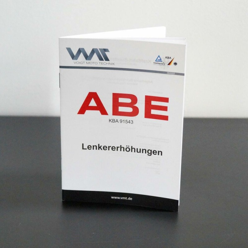 Voigt-MT Stuurverhogers 25mm | Yamaha MT-07 2013-2020 with ABE certificate zwart