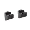 Voigt-MT Handlebar risers 30mm with offset 19mm | KTM 1090 Adventure 17- black anodized