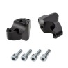 Voigt-MT Handlebar risers 30mm with offset 19mm | KTM 1290 Super Adventure R 17- black anodized