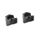 Voigt-MT Handlebar risers 30mm with offset 19mm | KTM 1290 Super Adventure S 17- black anodized