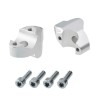 Voigt-MT Handlebar risers 30mm with offset 19mm | KTM 300 EXC / TPI (KG) 17- silver anodized