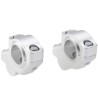 Voigt-MT Stuurverhogers 30mm (verspringing) 21mm | KTM 300 EXC / TPI (KG) 07-16 zilver