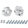 Voigt-MT Stuurverhogers 30mm (verspringing) 21mm | KTM 300 EXC / TPI (KG) 07-16 zilver