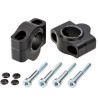 Voigt-MT Handlebar risers 20mm | KTM 990 Adventure / R / S black anodized
