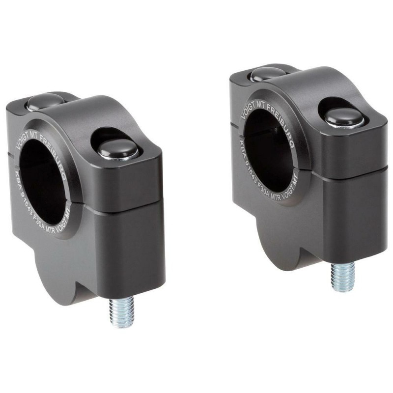 Voigt-MT Handlebar risers 30mm | KTM 990 Adventure / R / S black anodized