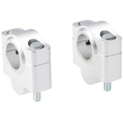 Voigt-MT Handlebar risers 30mm | Zero DS Dual Sport / S Sport / SR Performance Sport silver anodized