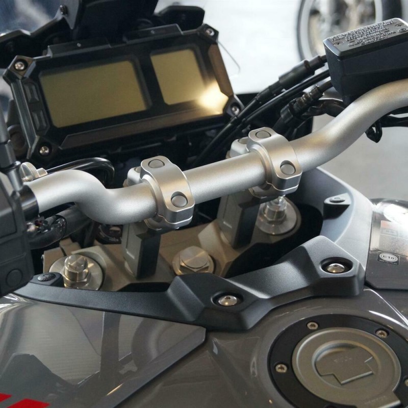 Voigt-MT Stuurverhogers 30mm (verspringing) 21mm | Yamaha MT-09 Tracer (RN29 & RN43) zwart