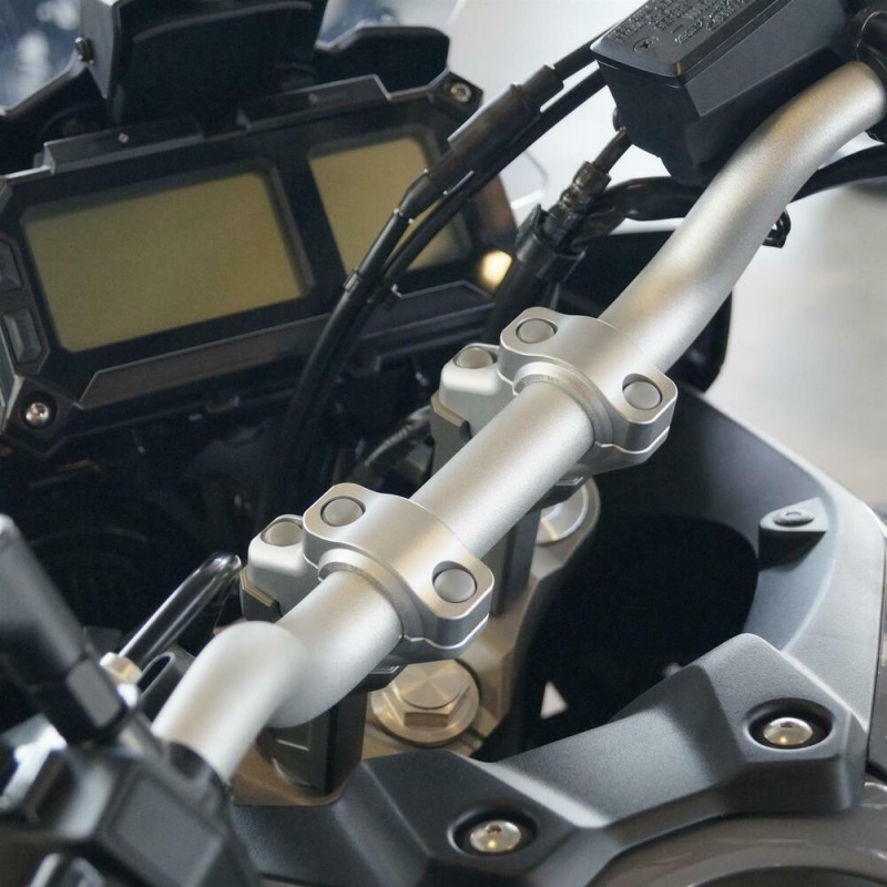 Voigt-MT Stuurverhogers 30mm (verspringing) 21mm | Yamaha MT-09 Tracer (RN29 & RN43) zwart