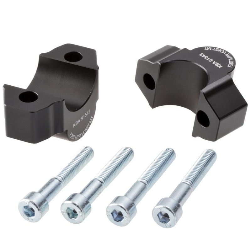 Voigt-MT Stuurverhogers 20mm | Yamaha Niken GT (RN58) 18- zwart