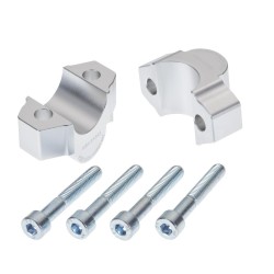 Voigt-MT Handlebar risers 20mm | Yamaha Niken GT (RN58) 18- silver anodized