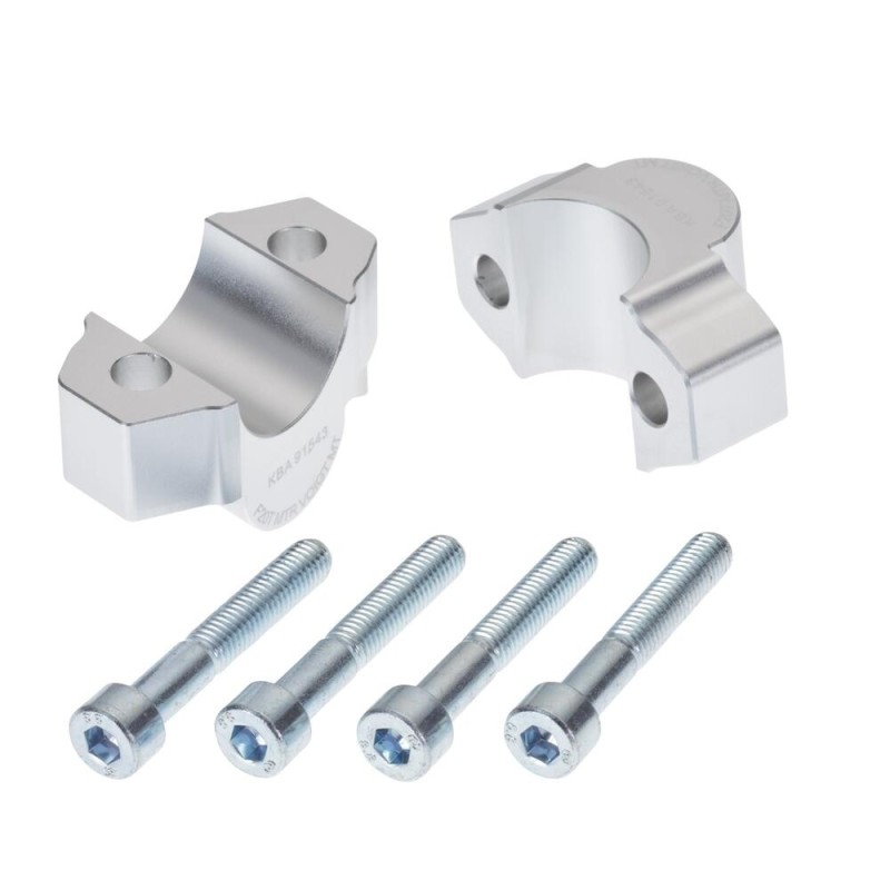 Voigt-MT Stuurverhogers 20mm | Yamaha Niken GT (RN58) 18- zilver