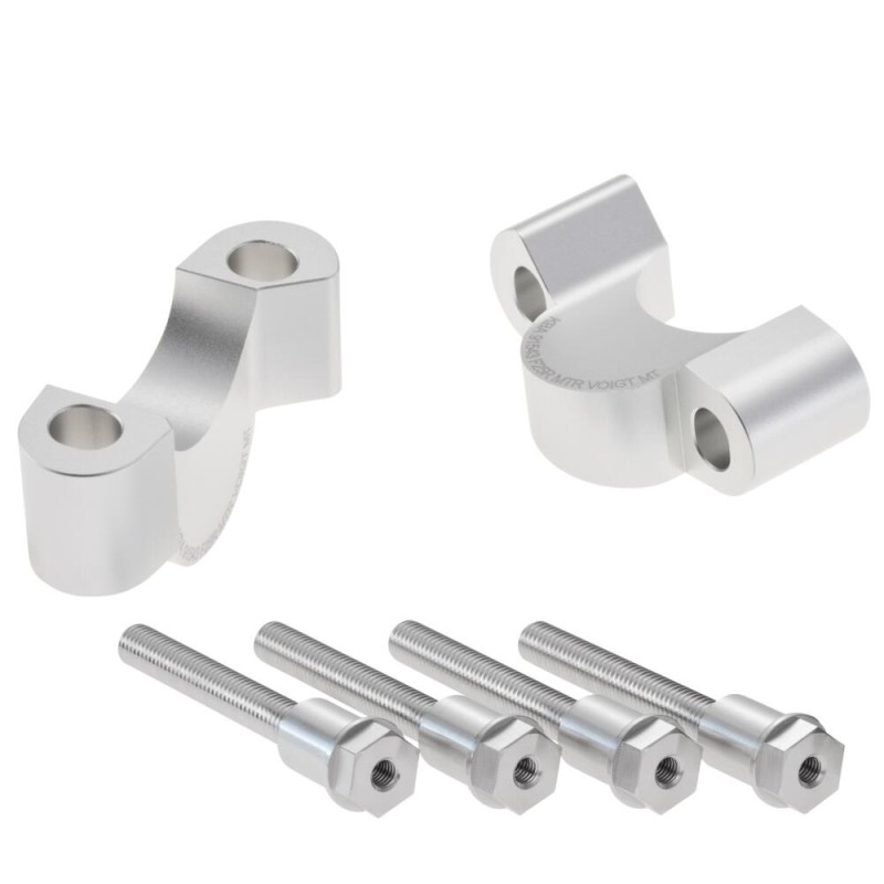 Voigt-MT Handlebar risers 25mm | BMW R1200R LC 2015-2019 With allen screws (not | BMW navigation sys.)