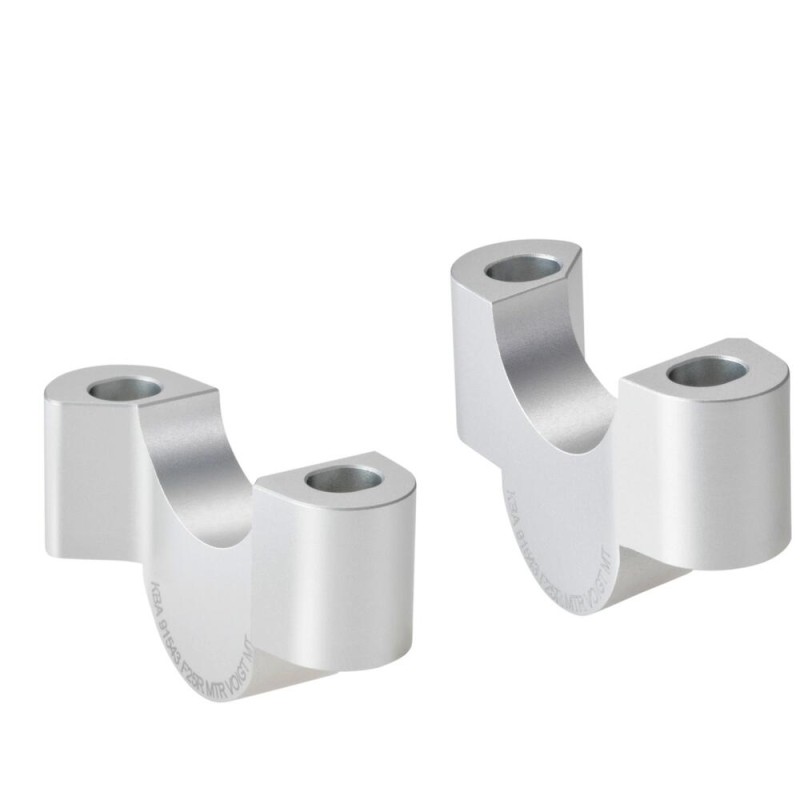 Voigt-MT Handlebar risers 25mm | BMW R1200R LC 2015-2019 4x additional special screws | BMW navigation sys.