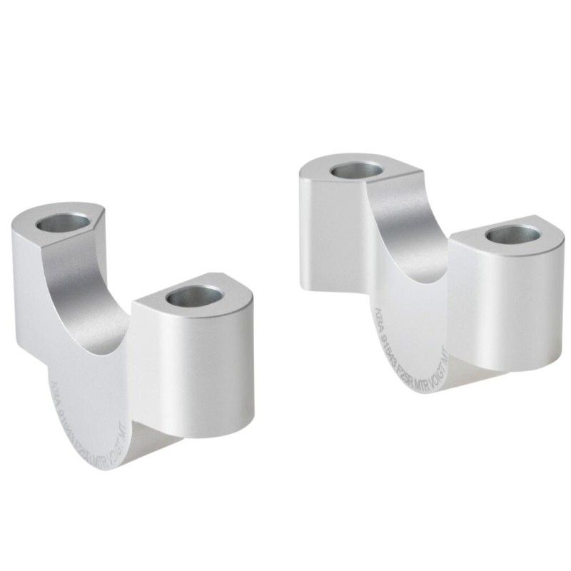 Voigt-MT Handlebar risers 25mm | BMW R1200RS LC 2015-2019 4x additional special screws | BMW navigation sys.